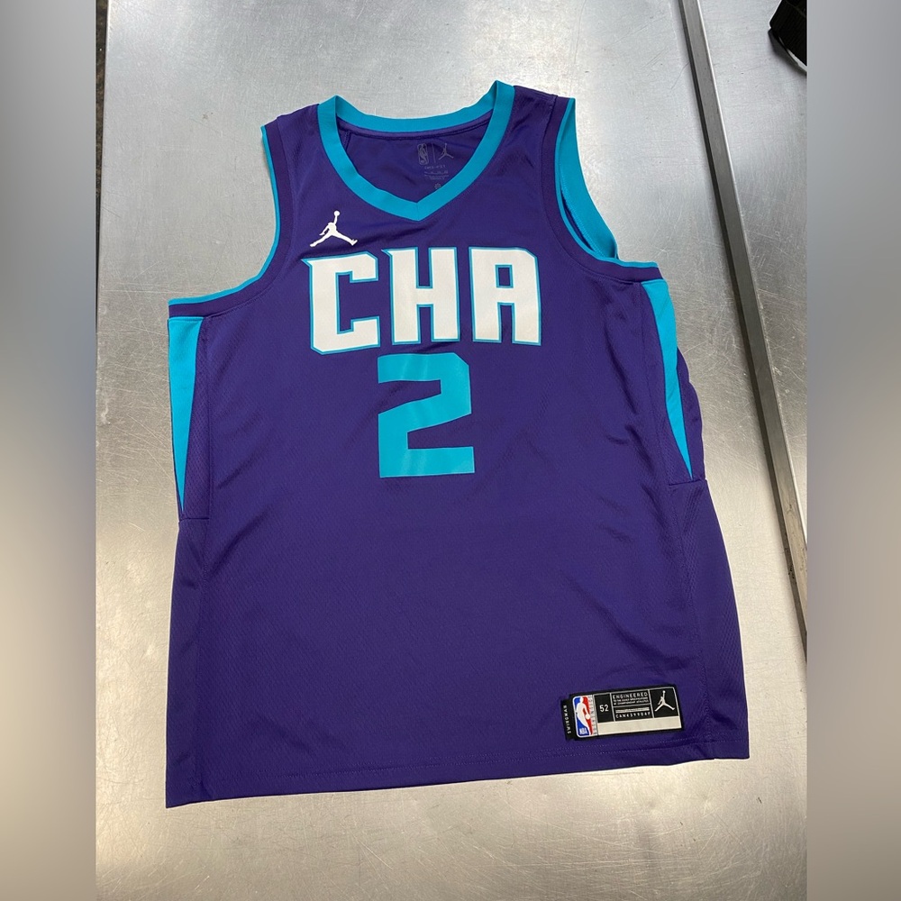 LaMelo Ball Charlotte Hornets Jordan  Swingman Jersey Nike Rookie Men’s Sz XL